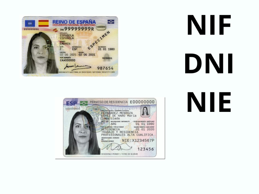 NIF tax card