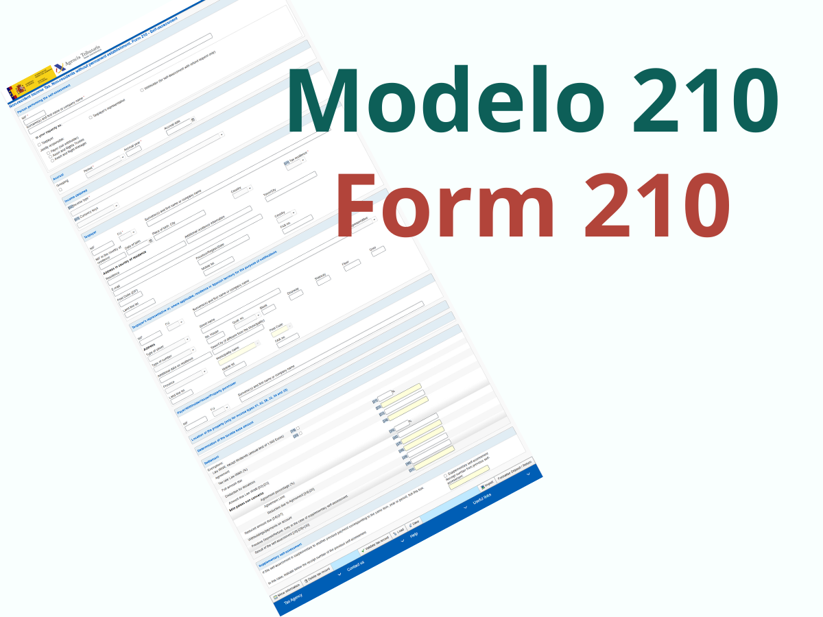 Modelo 210 / Form 210