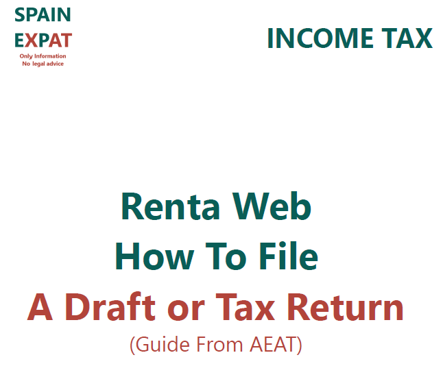 Renta Web 
How To File
A Draft or Tax Return
